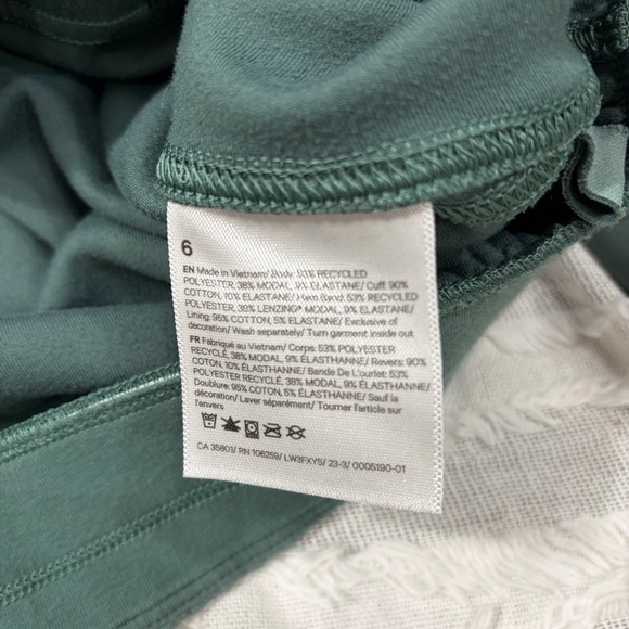 Lululemon Brushed Softstreme Full Zip Smoked Spruce Sz 6 Preppy Gorpcore Casual - Picture 9 of 13